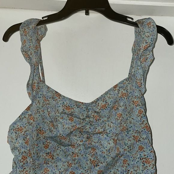 Urban Outfitters  Sz 16 Jr. Zipper Down Back Ruffle straps Nwt bundle item only - Picture 2 of 11